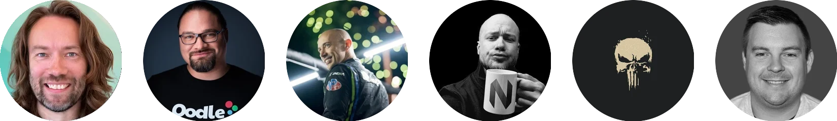 DHH, Ryan Hughes, Tobi Lütke, Bjarne Øverli, HANCORE et Spencer Bull